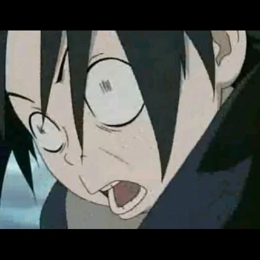 sasuke, naruto, sasuke sorrise, oashikiki maru ferma la lente, naruto sasuke azzurro