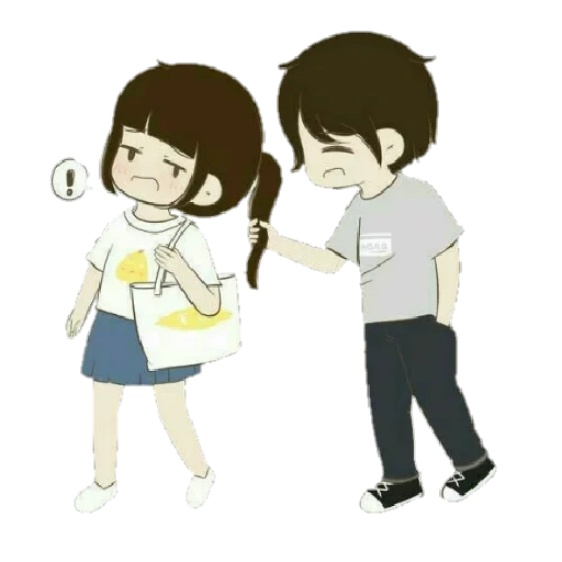 image, couple anime, beaux couples d'anime, couple mignon a changé d'art, belle mini-illustrations de couples