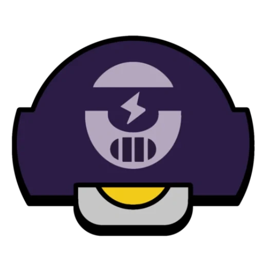 braffstas, brawl stars, brawl stars pins, icono de la estrella del cubo darryl, icono brawl stars bravler