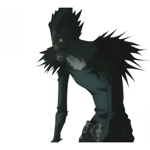 ryuk anime, death note, ryuk note of death, themes and death note