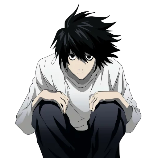 death note, nota di morte l, l nota di morte, caratteri dei quaderni della morte, ryuga hideki death note