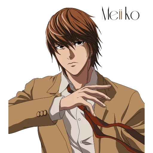 leicht yagami, todesmeldung, yagami light anime, leichte note des todes, yagami lichtnotiz des todes