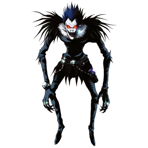 ryuk, death note, ryuk note of death, ryuk of death notebook, ryuk a notebook of death in full height