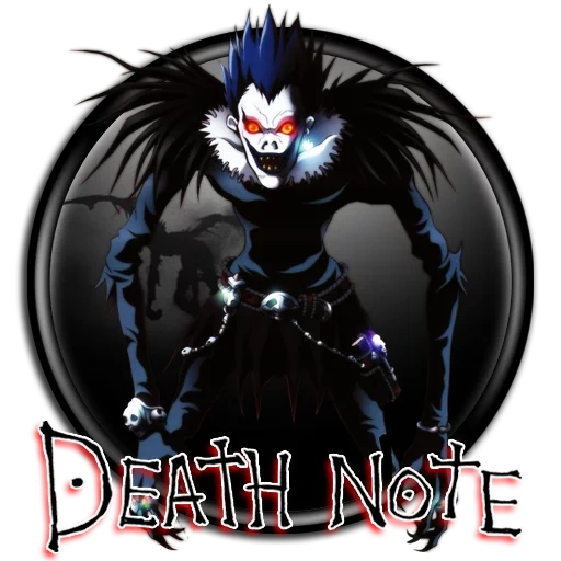 aviso de muerte, el dios de la muerte de arta, ryuk nota de muerte, ryuuk nota de muerte, personajes de la nota de la muerte