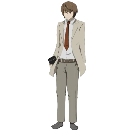 anime form, anime costume, anime characters, kusakaba haruchik, yagami light suit