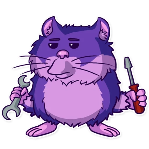 hamster, hamki n'est pas un hamster, hamster violet, hamster violet