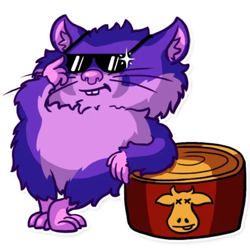 hamster, hamki zeliriya, hamki n'est pas un hamster, hamster violet, hamster violet