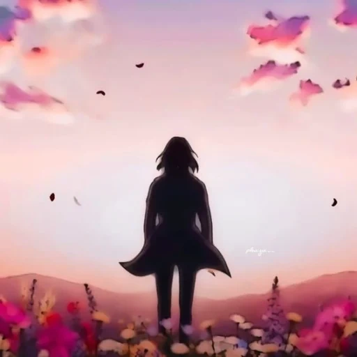 anime, música, arte de anime, paisagem de anime, 2 titanos de ataque final final