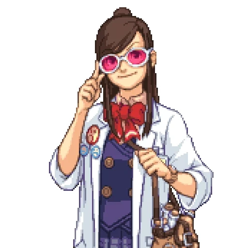 ace attorney, ema skai spits, emma sky ace attorney, ema skai ace attorney sprifits, ace attorney ema skye sprites