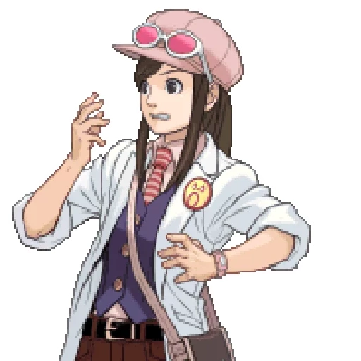 ace attorney, anime characters, emma ace attorney, emma sky ace attorney, emma sky ace attorney investigation