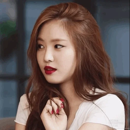 ca si, son naeun, apink naeun, naeun red lips, aktris korea