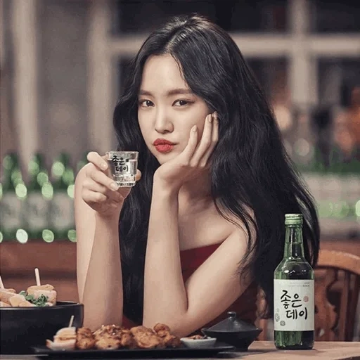 menina, son na-eun, menina asiática, beleza asiática, cozinhe modelo jin jenny