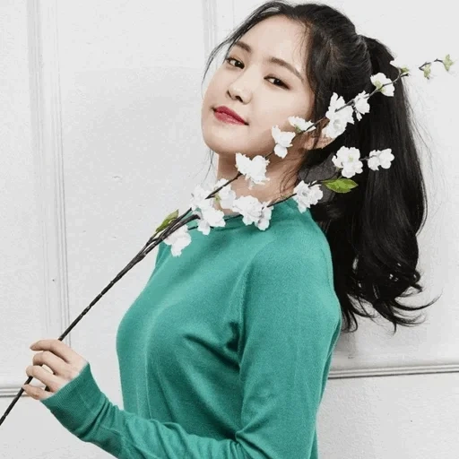 feminino, menina, son na-eun, estrela de gisu, beleza asiática