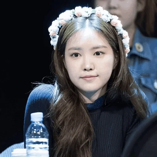 asiático, mujer joven, apink naeun, chicas coreanas, everglow iron first