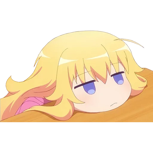 giorno, anime, la ragazza, anime di gabriel dropout, gabriel abbandona gabriel