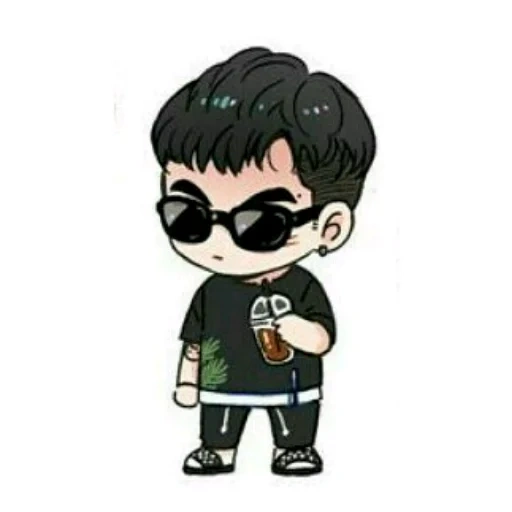 chibi, asiático, bts chibi, bts chibi, chibi man