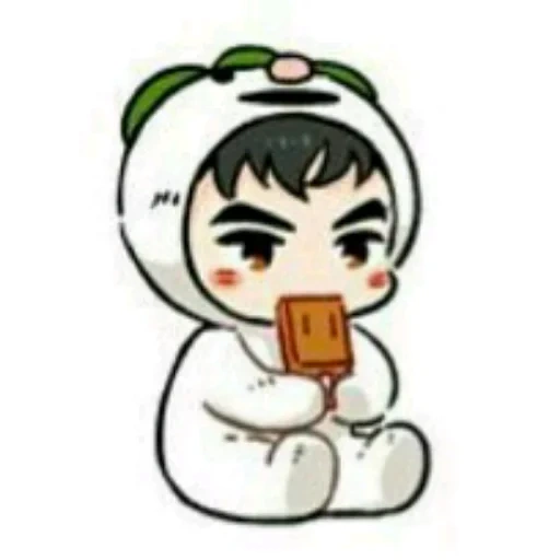 chibi, il maschio, art chibi, exo chibi lay, personaggi chibi