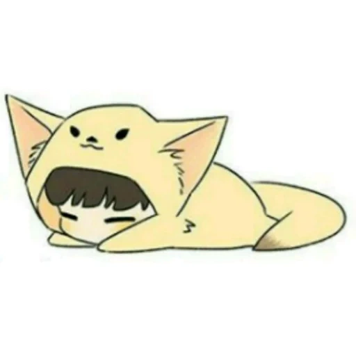 gato, gato, gato, bongo fox, gatinhos de anime