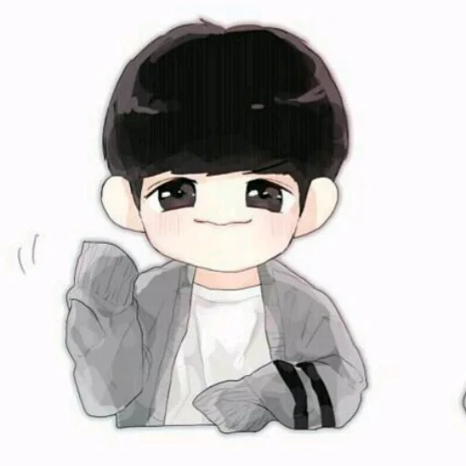 asiático, bts chibi, shuga chibi, bts fanart, jungkook bts