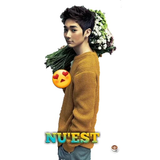 renderizar, nu'est, nu'est aron, flor aron, atores coreanos