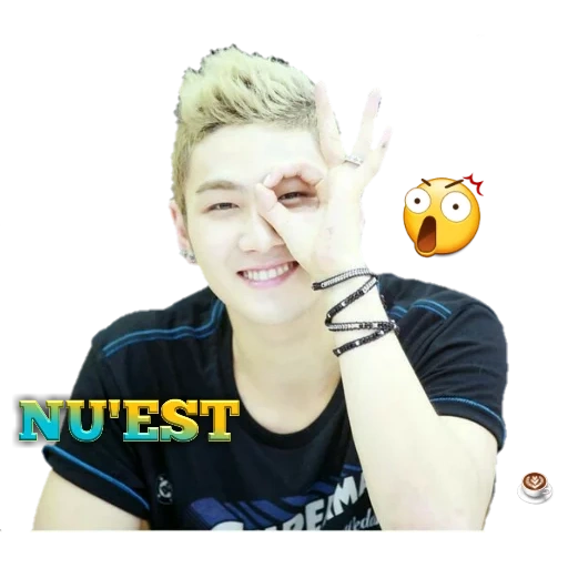 rm bts, namjun, rap monster, nuest backhow, kim namjun