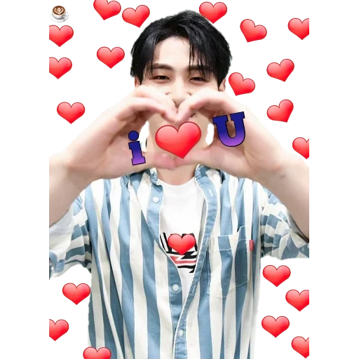 qi ming, korean actor, nanjun bts heart shape, happy valentine s day, min-ho stray kids heart