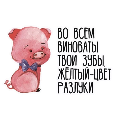 frasa, babi merah muda, kutipan konyol