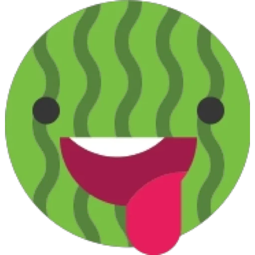 logo, ico 128x128, smile symbol, smileyl icon, watermelon emoji