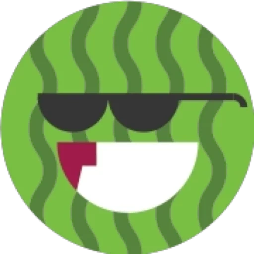 junge, mensch, lächeln symbol, emoji avocado, wassermelone mit brille zeichnen