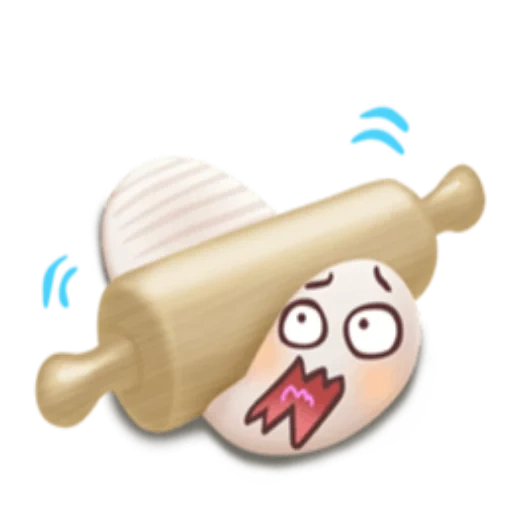 rockbrush, emoji skalka, rockbrush test vector, rolling the dough with a white background, roll dough dough with a rolling pin with a white background of children