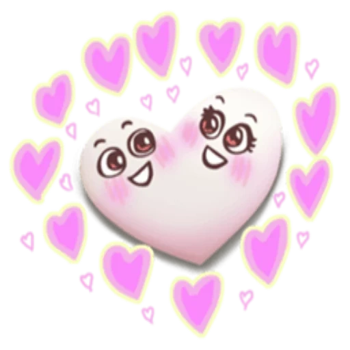 hermoso, nube, clipart, corazón kawyan, el corazón es vector