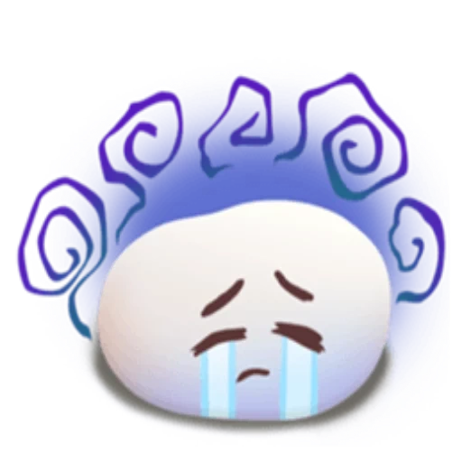 emoji, hiéroglyphes, émoticône endormie, émoticônes drôles, souriant triste