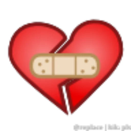 simbol, jarum jantung, lencana berbentuk hati, patah hati, band-aid heart