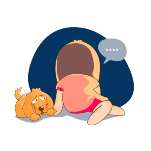 cat, lazy, illustration, a lazy person, crawling baby vector