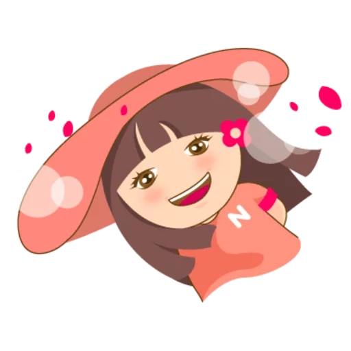 asian, people, little girl, telado cute girl sticker