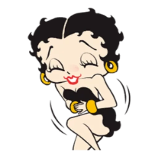 betty, betty bob, betty boop, betty boop sticker