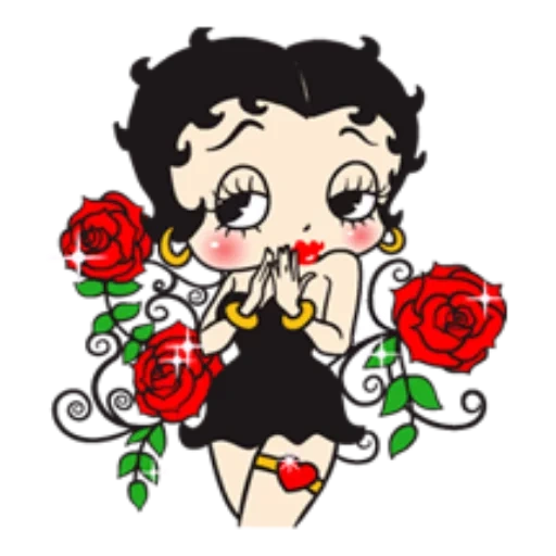 betty bob, betty boop, sketch by betty boop, betty boop characters, cartoon betty boop