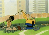 all right wait a minute, all right wait a minute the first issue, well when the house is demolished, soyuzmultfilm 1969, wait the construction site in 1976