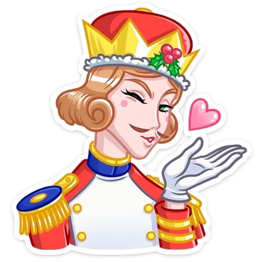 nutcracker, a set of stickers nutcracker, mouse king nutcracker