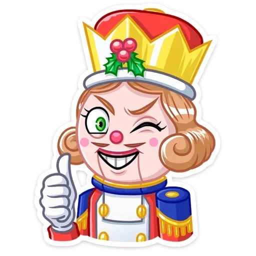 nutcracker, nutcracker stickers, mouse king nutcracker