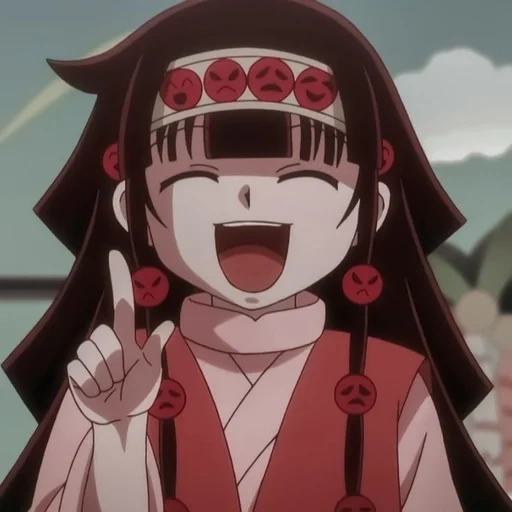 alluka nanik, cazador de alluka, alluka zoldyck, personajes de anime, cazador x cazador 3