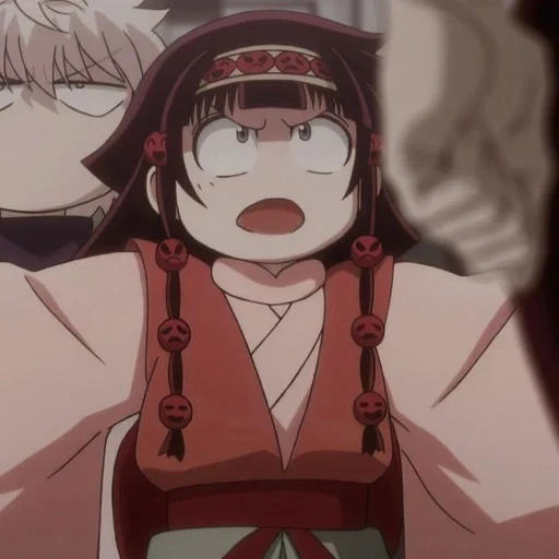 dough month, alluka zoldik, alluka zoldyck, anime characters, hunter x hunter 3