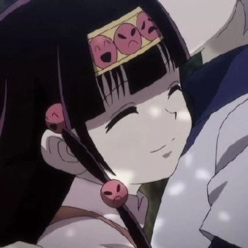 anime, anime carino, hiko takayama, alluka zoldyck, personaggio di anime