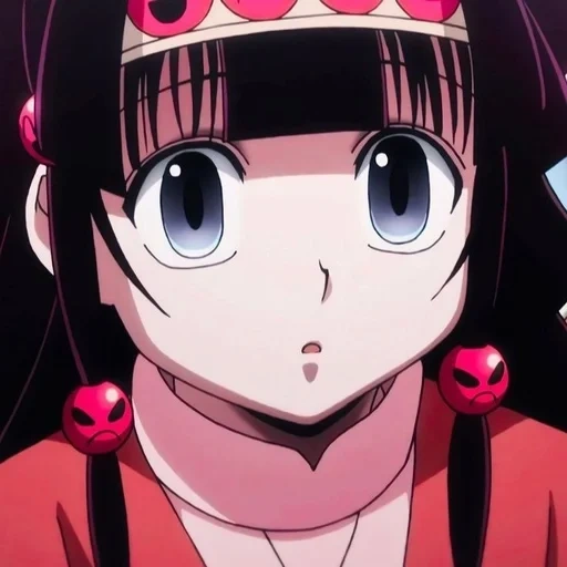 nanica hunter, alluka zoldik, tangkapan layar alluka, alluka zoldyck, gadis anime anime