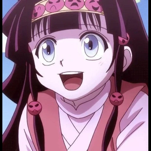 aluka, zoldik alluka, alluka zoldyck, anime charaktere