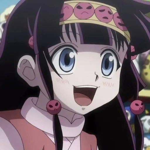 alluka zoldik, alluka zoldyck, hunter x hunter 3, hunter x hunter alluka, hunter hunter alluka skrin