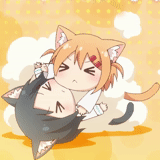 nyanko days, o dia do gato anime, o dia do gato de anime de yuzi, dia do gato nyanko days
