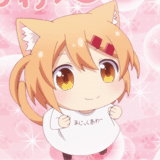 anime neko, die tage von nyanko, der tag der anime-katze, der tag der chibi anime cat, days of the cat nyanko days