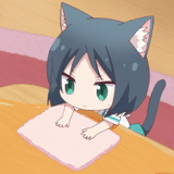 nyanko days, personnages d'anime, les jours du chat animé de yuko