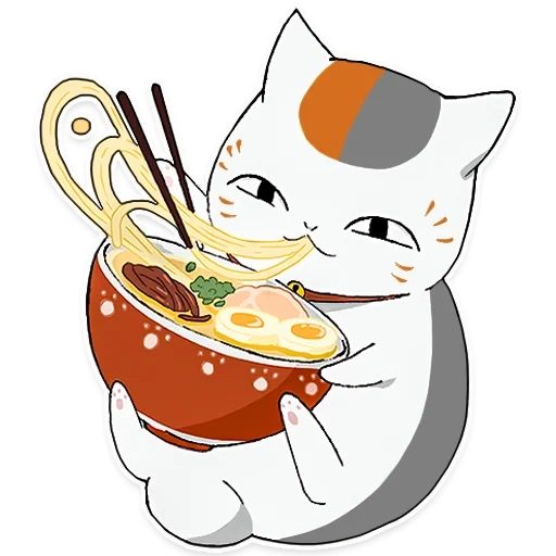 natsume, nyako sensei, katzen ramen art, cat nianko sensei, japanische lebensmittelanime kunst ramen